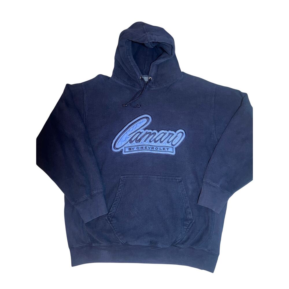 Vintage Steve & Berry's Chevrolet Camaro Embroidered Hooded Sweatshirt size 2XL